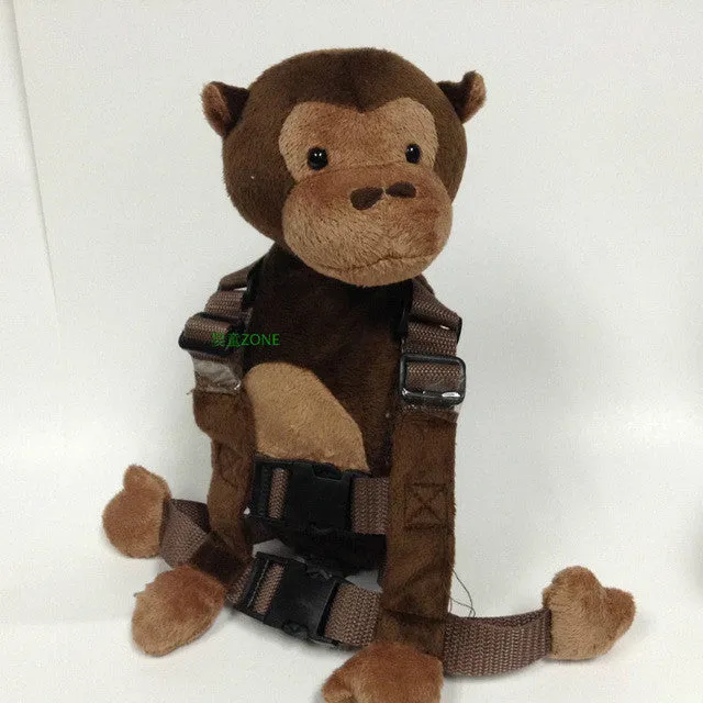 30 styles Cute Baby Harness Buddy Goldbug 2 in 1 Backpack Harness Kid Keeper Infant Carrier Plush Toy Bag Animal Fun Pack