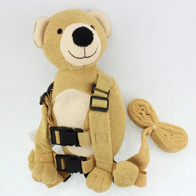 30 styles Cute Baby Harness Buddy Goldbug 2 in 1 Backpack Harness Kid Keeper Infant Carrier Plush Toy Bag Animal Fun Pack