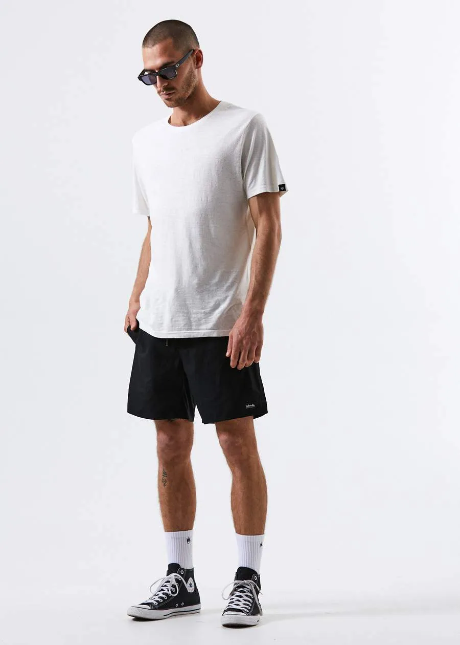 Afends Mens Baywatch Basics - Elastic Waist Boardshort 2.0
