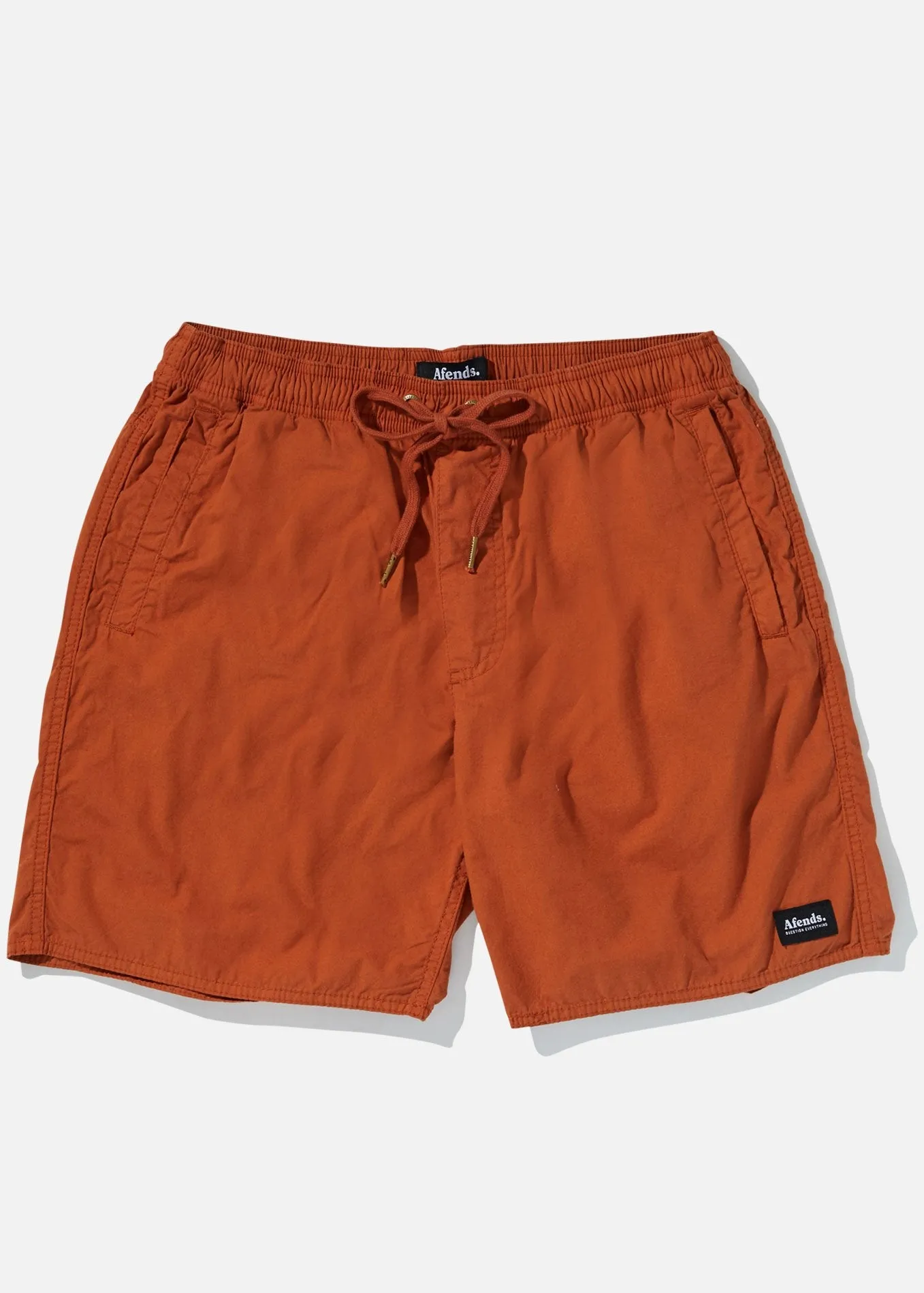 Afends Mens Baywatch Basics - Elastic Waist Boardshort 2.0