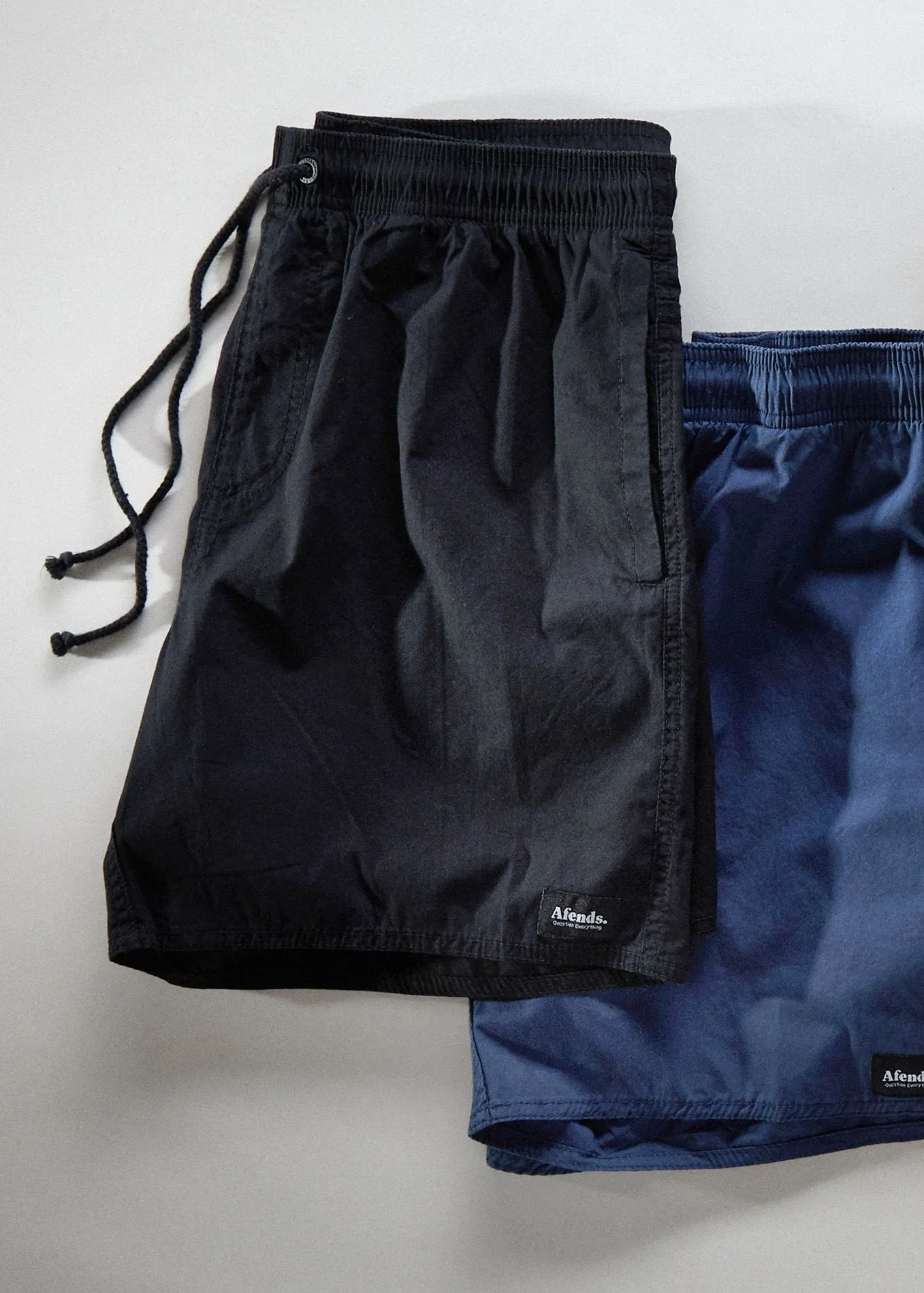 Afends Mens Baywatch Basics - Elastic Waist Boardshort 2.0