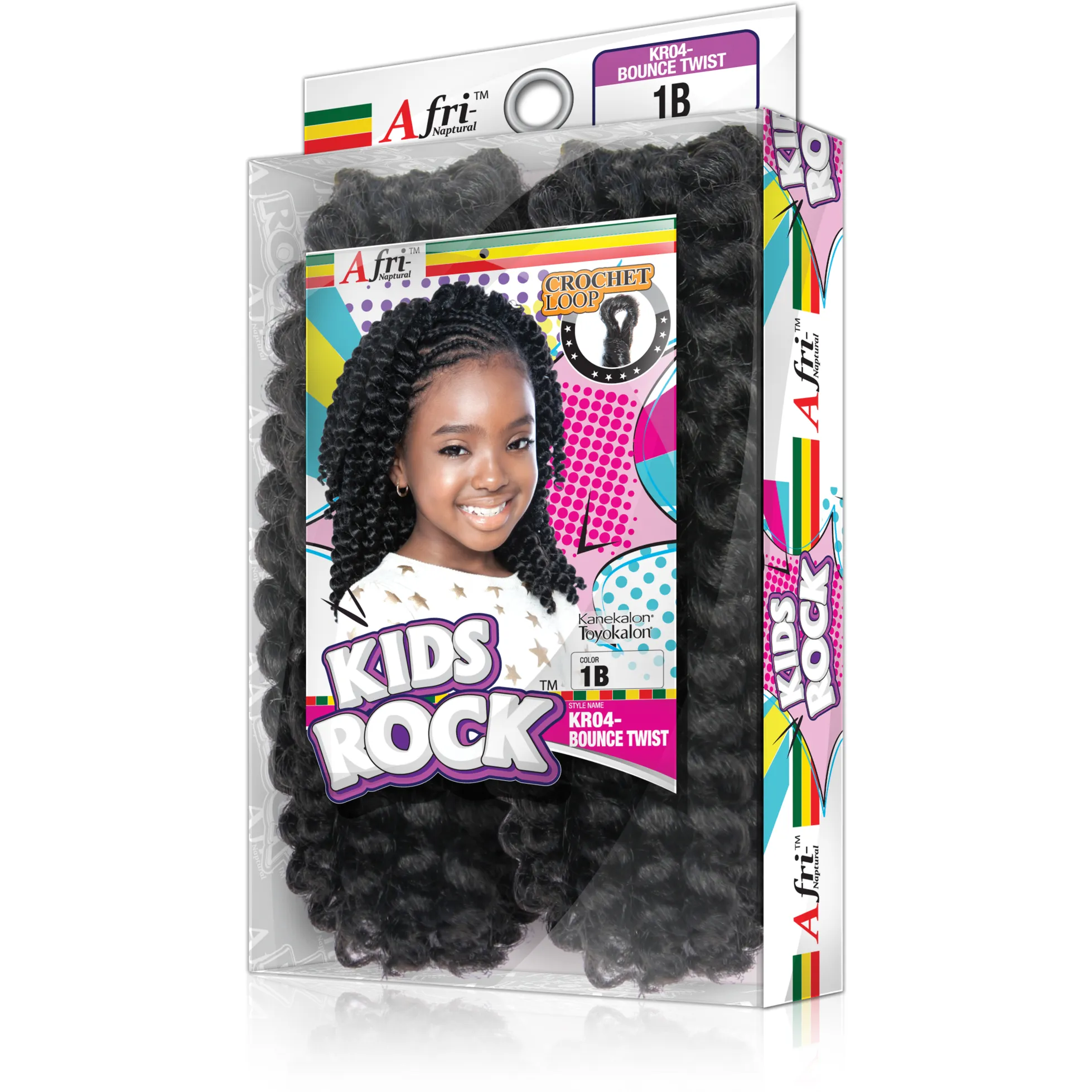 Afri-Naptural Kids Rock Bounce Twist 12" (KR04)