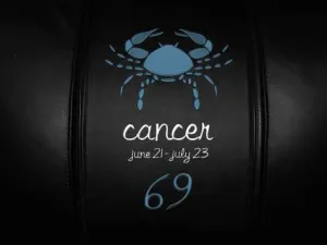 Cancer Blue Logo Panel