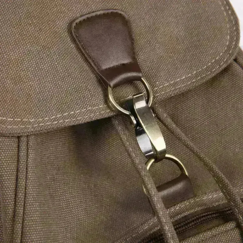 Canvas Backpack Vintage Students School Bags
