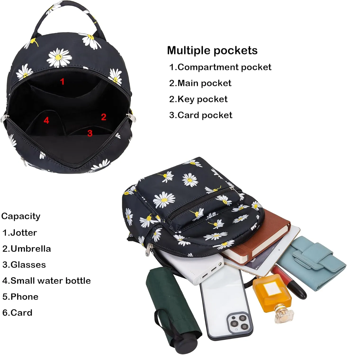 Cute mini pack bag backpack for grils children and adult (Marguerite)