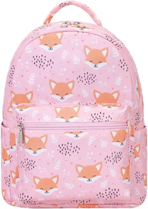 Cute mini pack bag backpack for grils children and adult (Pink Fox)