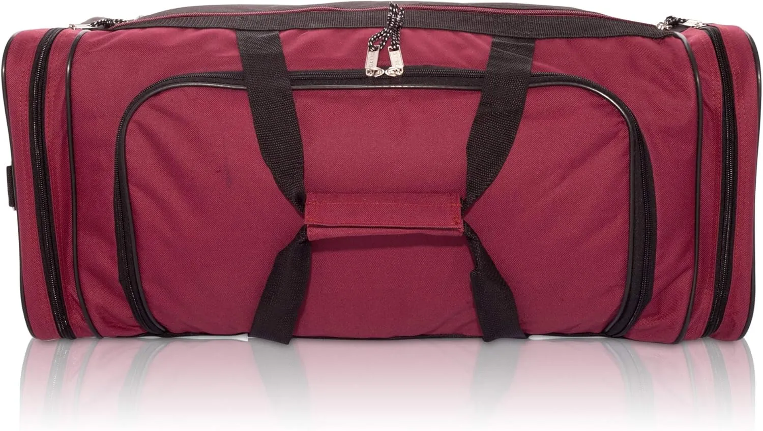 DALIX 25" Extra Large Vacation Travel Duffle Bag in Maroon