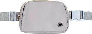 Everywhere Fanny Pack with Adjustable Strap  Unisex Belt Bag  Runner's Waist Pack  Water Resistant Crossbody Bags for women and men - Gray