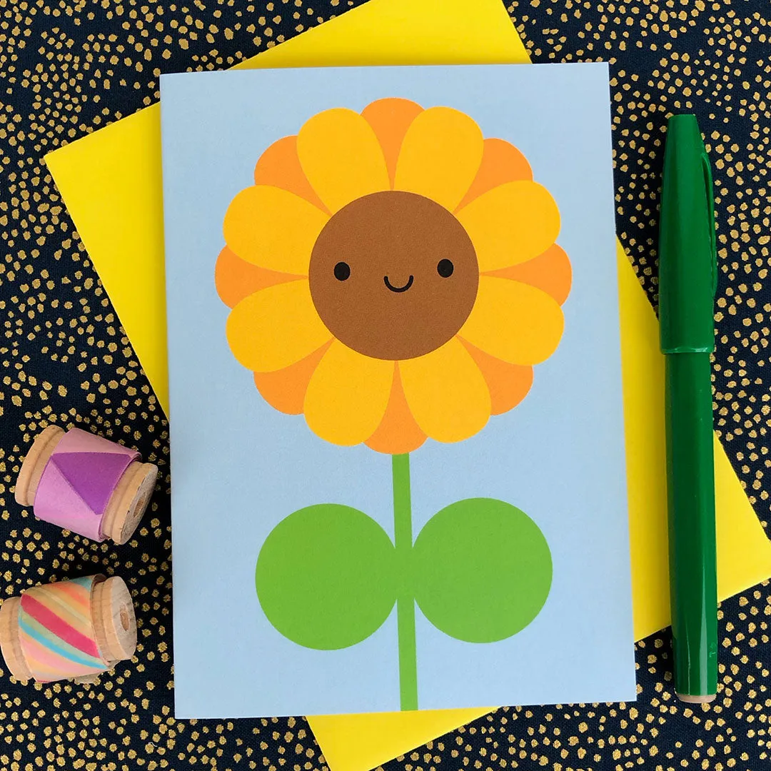 Happy Sunflower Card