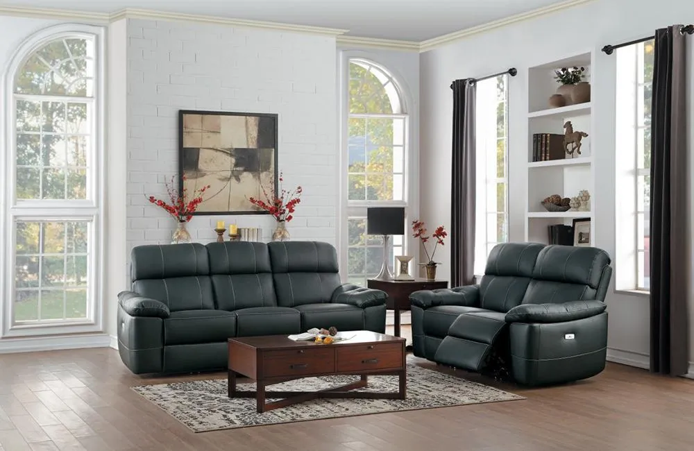 Jason Black  Reclining Sofa Set