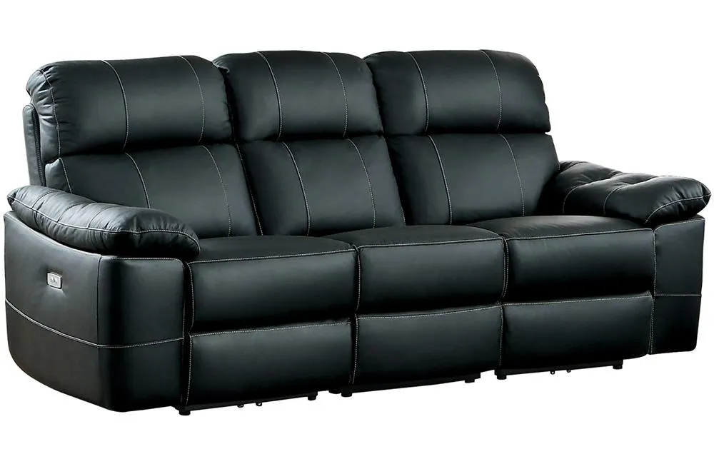 Jason Black  Reclining Sofa Set