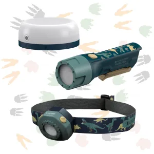 Kids Torch Bundle, Green Dinos