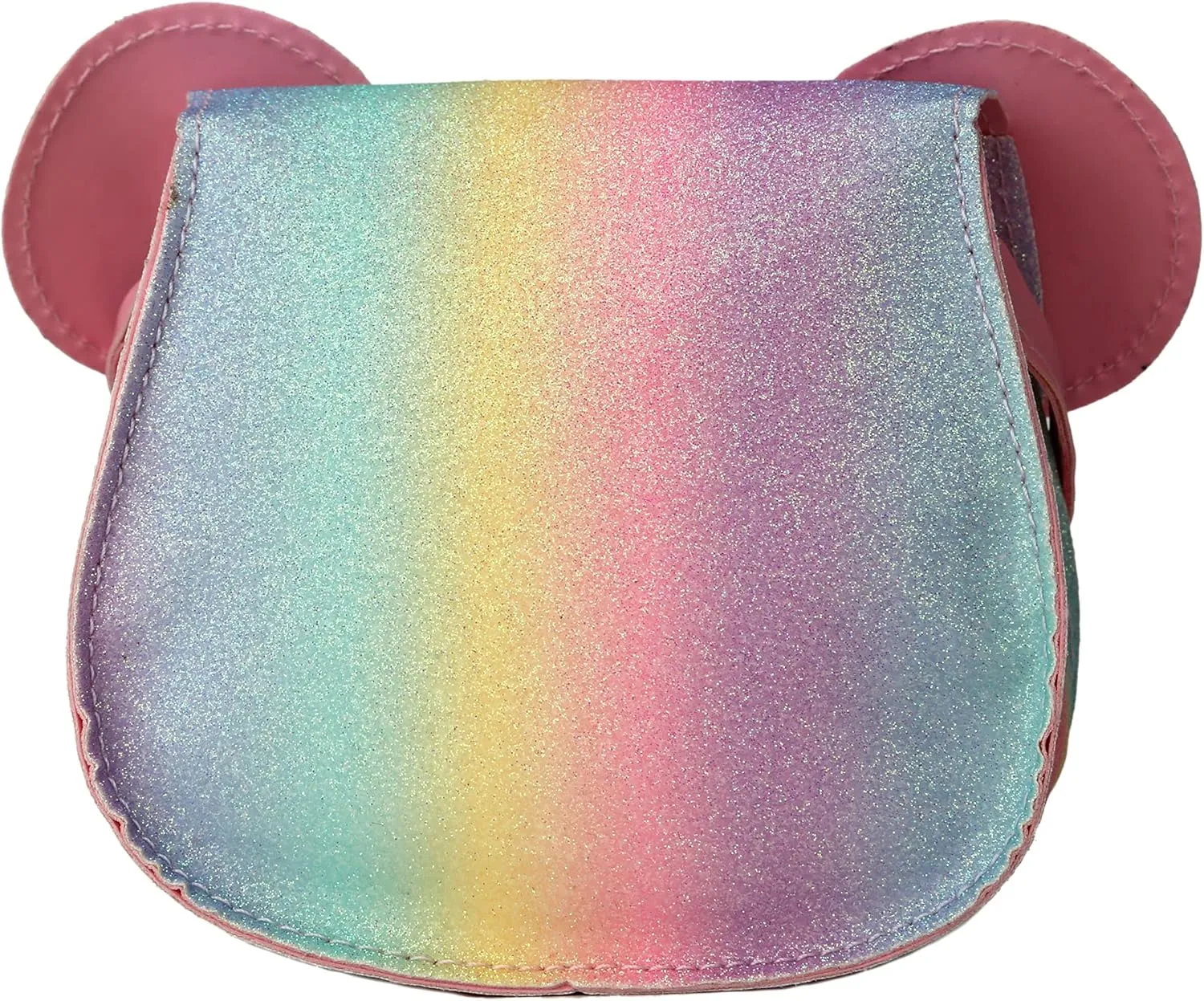 Little Mouse Ear Bow Crossbody Purse,PU Shoulder Handbag for Kids Girls Toddlers