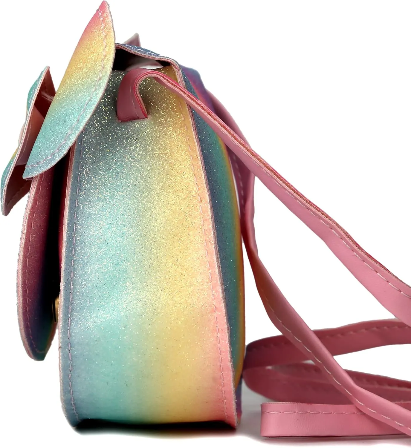 Little Mouse Ear Bow Crossbody Purse,PU Shoulder Handbag for Kids Girls Toddlers