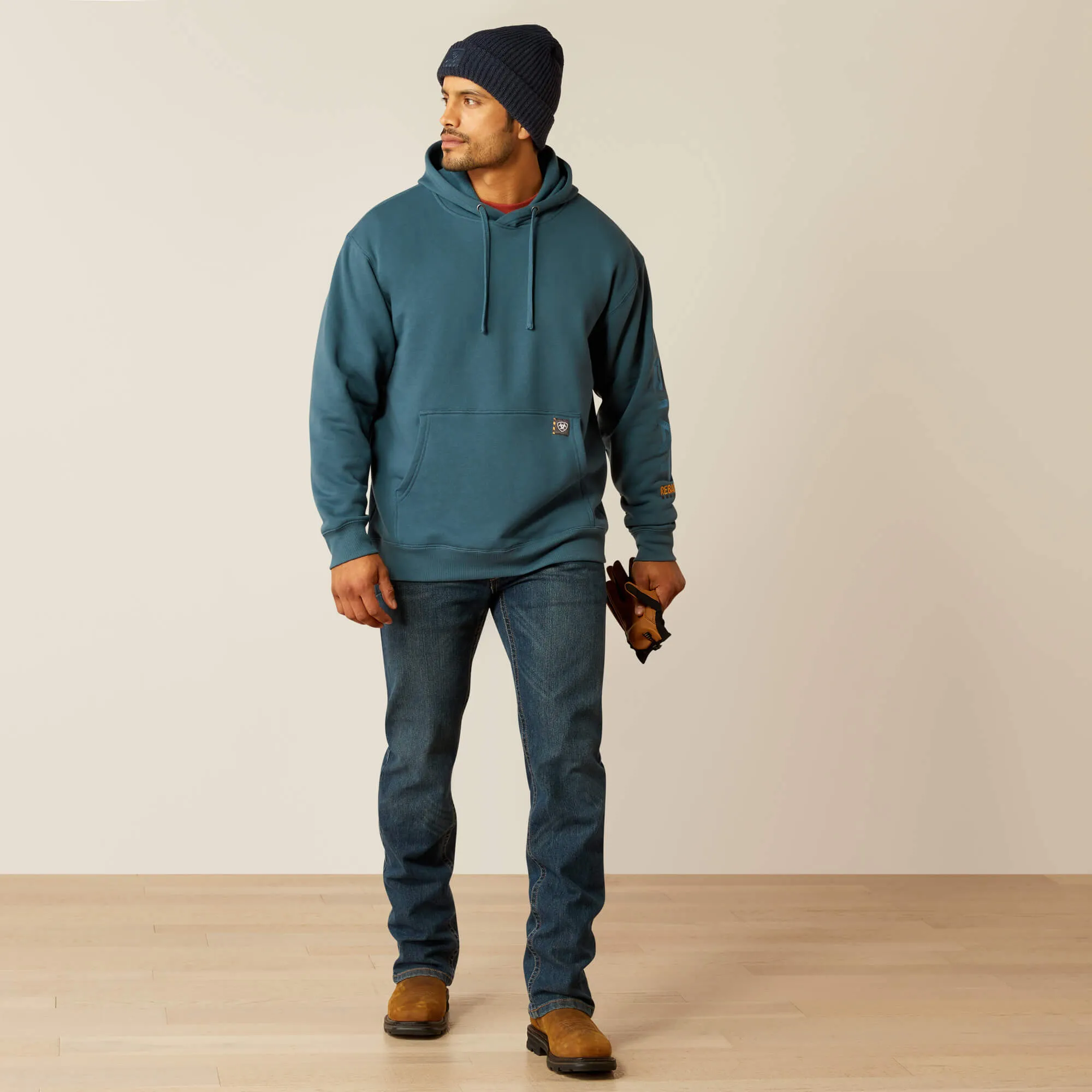 Men's Ariat Rebar Graphic Hoodie #10052866