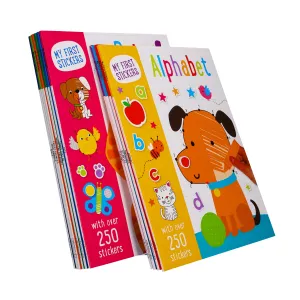 My First Stickers 10 Activity Books Collection with Over 250 stickers - Age 3-5- Paperback