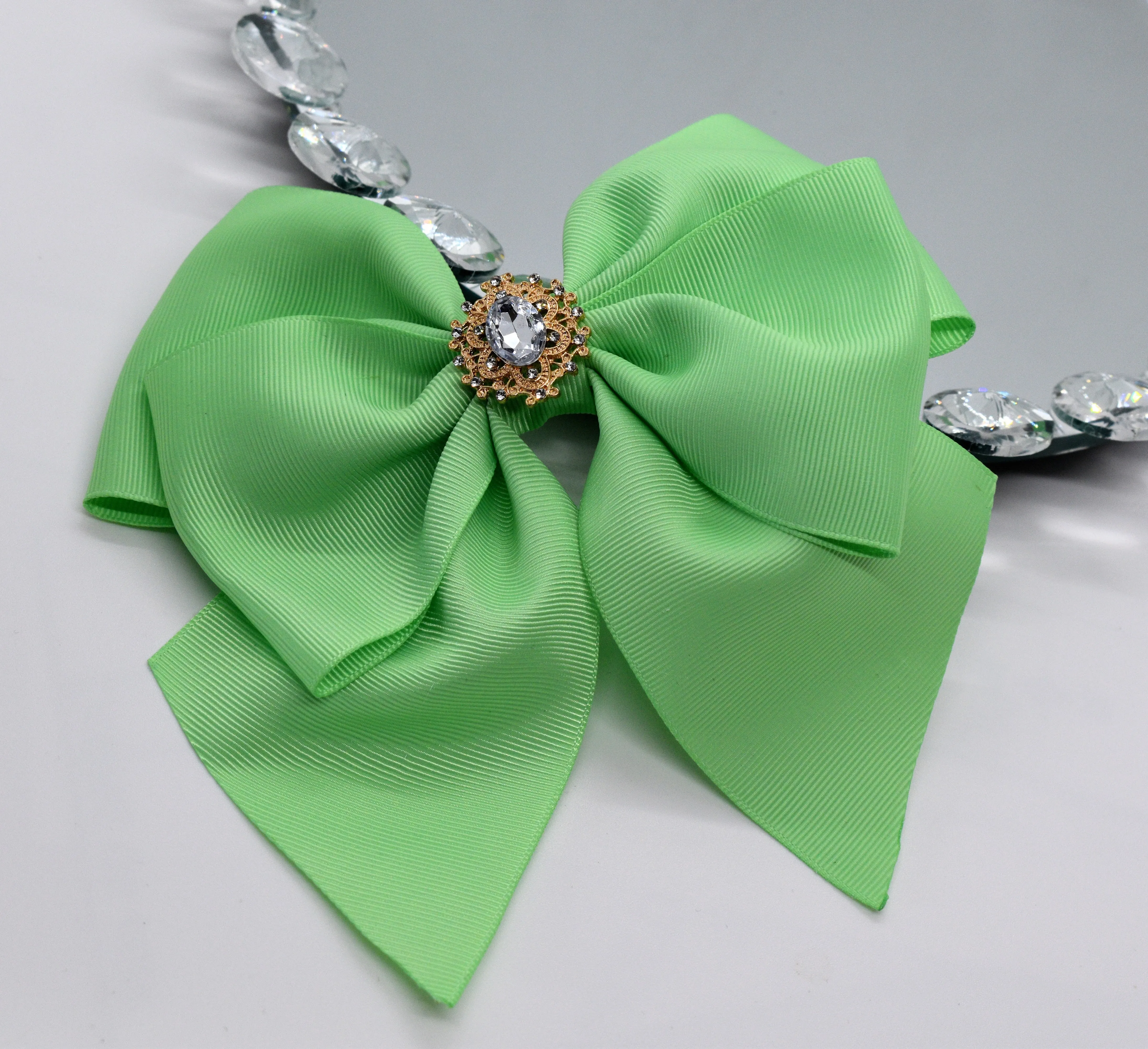 Ribbon Bow with Custom Name in Glitter