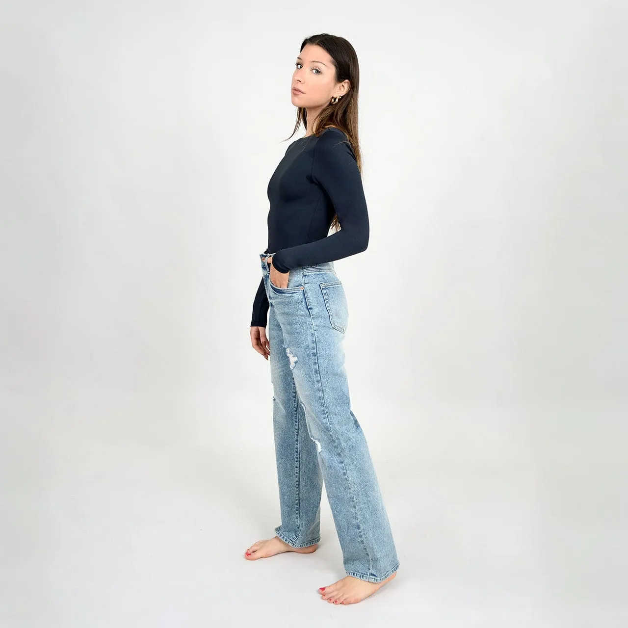 Second Skin Brida Bodysuit Low Back Scoop