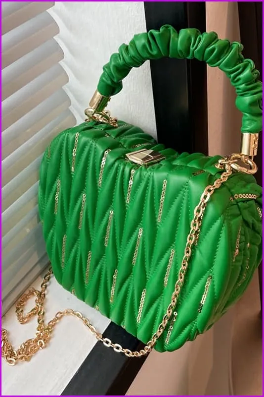 Street Outdoor Sequined Chain Ladies Shoulder Bags