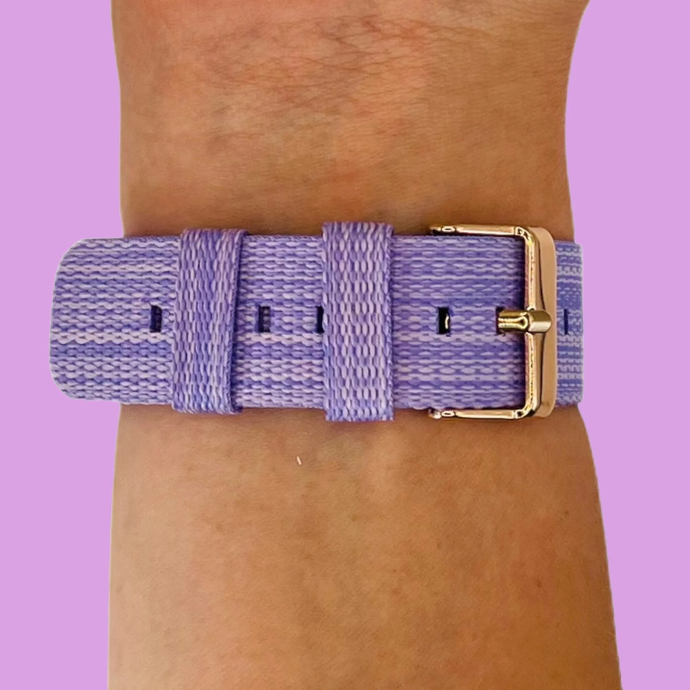 Stylish Canvas Watch Straps Compatible with Garmin Forerunner 55