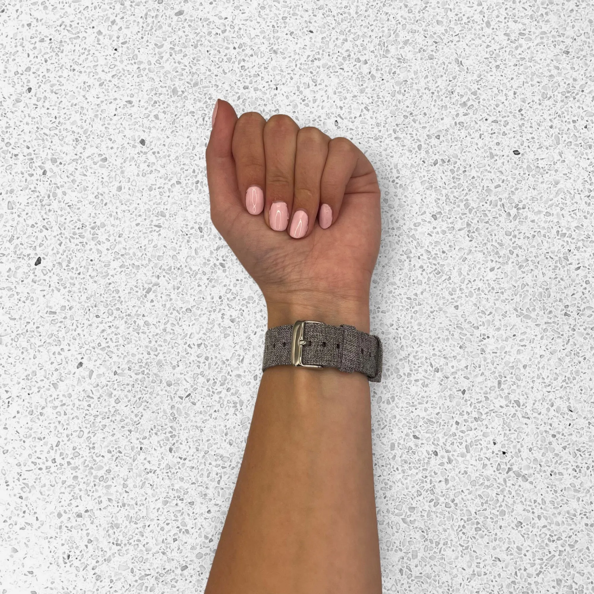 Stylish Canvas Watch Straps Compatible with Garmin Forerunner 55