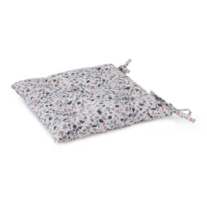 Visso Chair Cushion [Green grey/Light papaya/Charcoal]