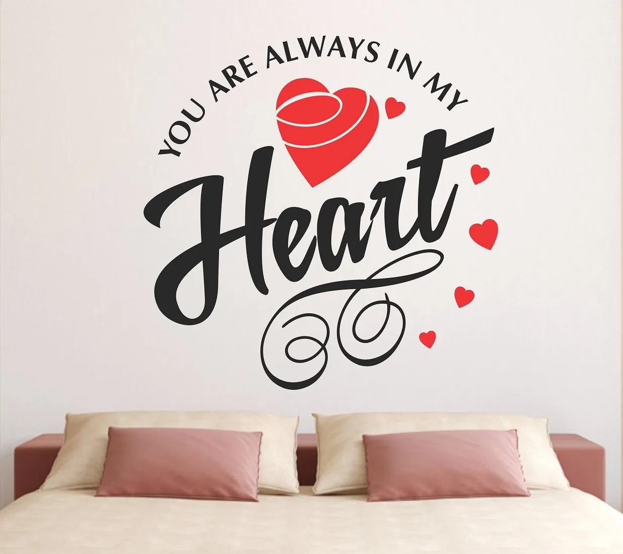 WALLSTICKY You are Always in My Heart Sticker for Wall Decoration