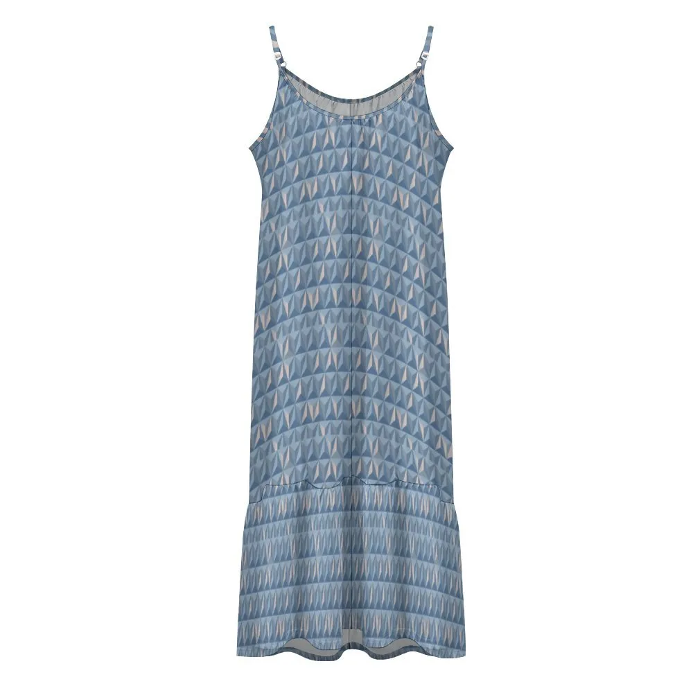 World Traveler Suspender Sleeveless Dress