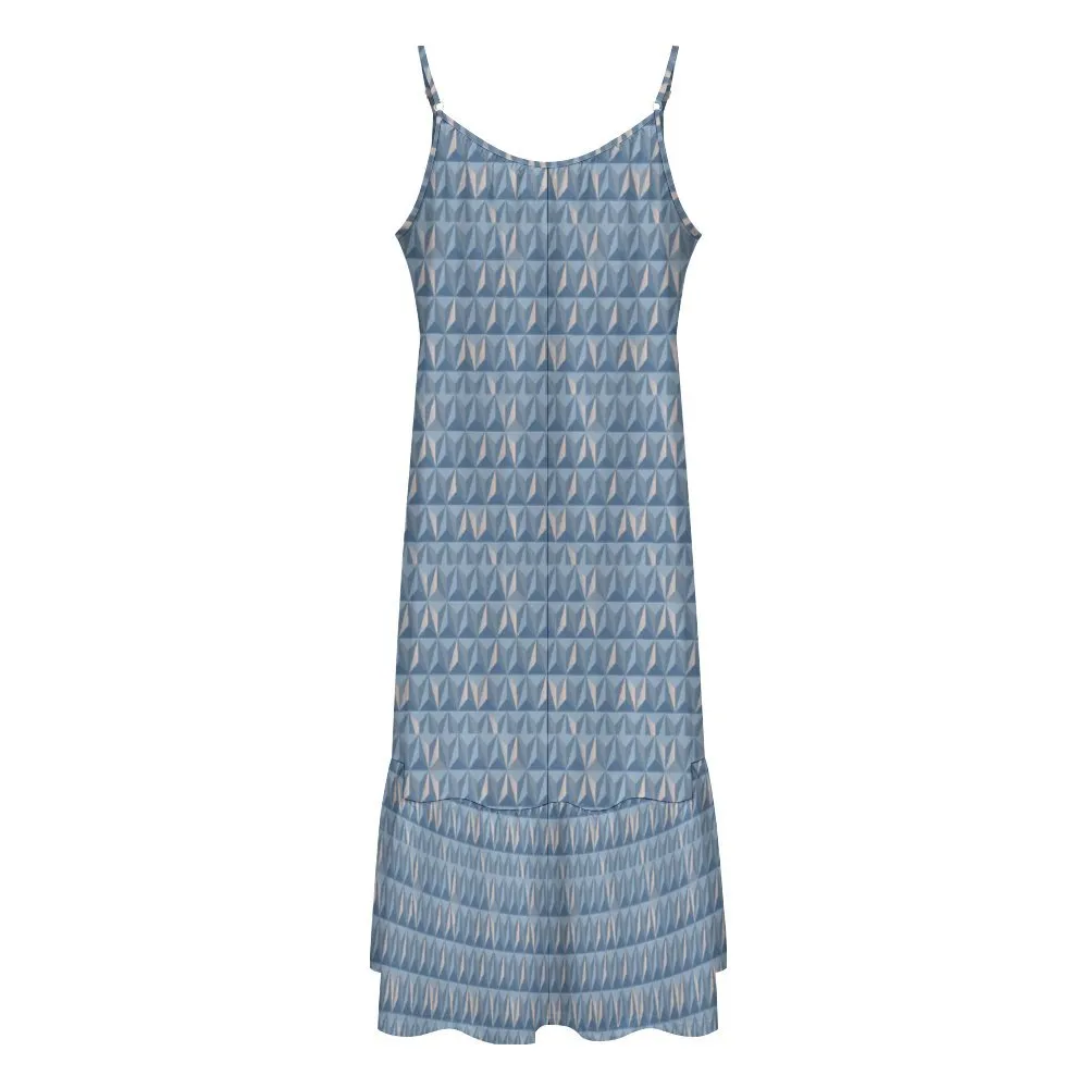 World Traveler Suspender Sleeveless Dress