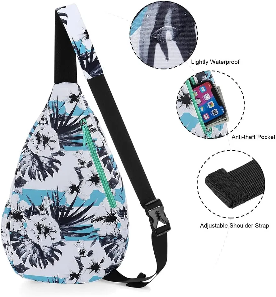 XEYOU Women's Sling Crossbody bag Casual Daypack Outdoor Travel Hiking Backpack for Cycling Walking Dog Hiking