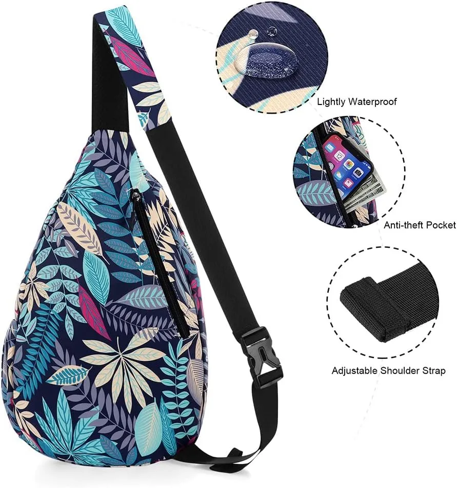 XEYOU Women's Sling Crossbody bag Casual Daypack Outdoor Travel Hiking Backpack for Cycling Walking Dog Hiking